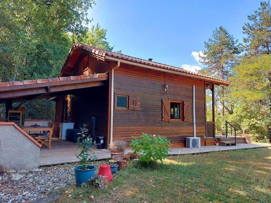 Chalet Au Milieu De La Foret Avec Lac A Proximite Layrac Dış mekan fotoğraf
